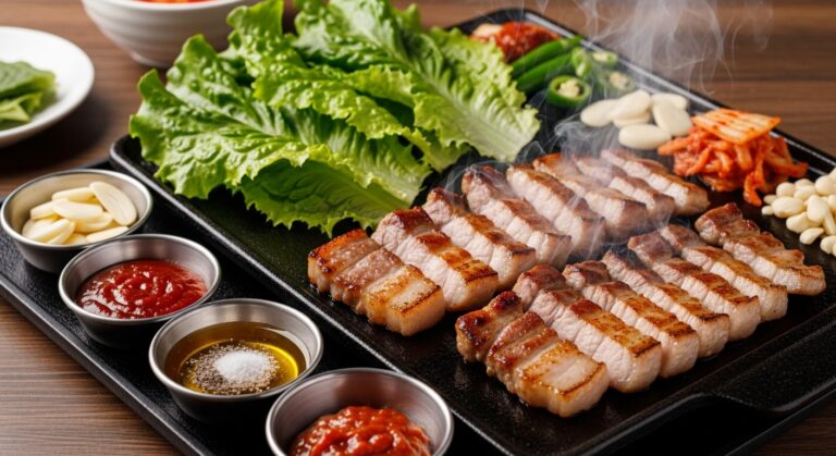 korean bbq samgyropsal